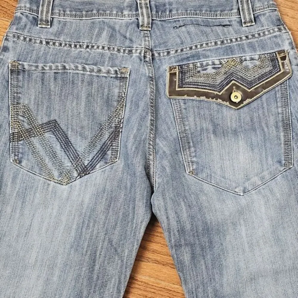 Southpole VTG DS Men 34x32 Blue‎ Jeans Denim Sk8 Loose Baggy Grunge Y2K Punk